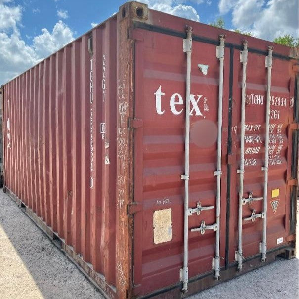 20' Standard Cargo Worthy Container — Red Unit